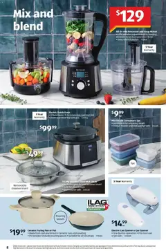Preview of Aldi Special Buys - valid from 07/07/2026 | Page: 8 | Products: Can opener, Soup, Freezer, Safe