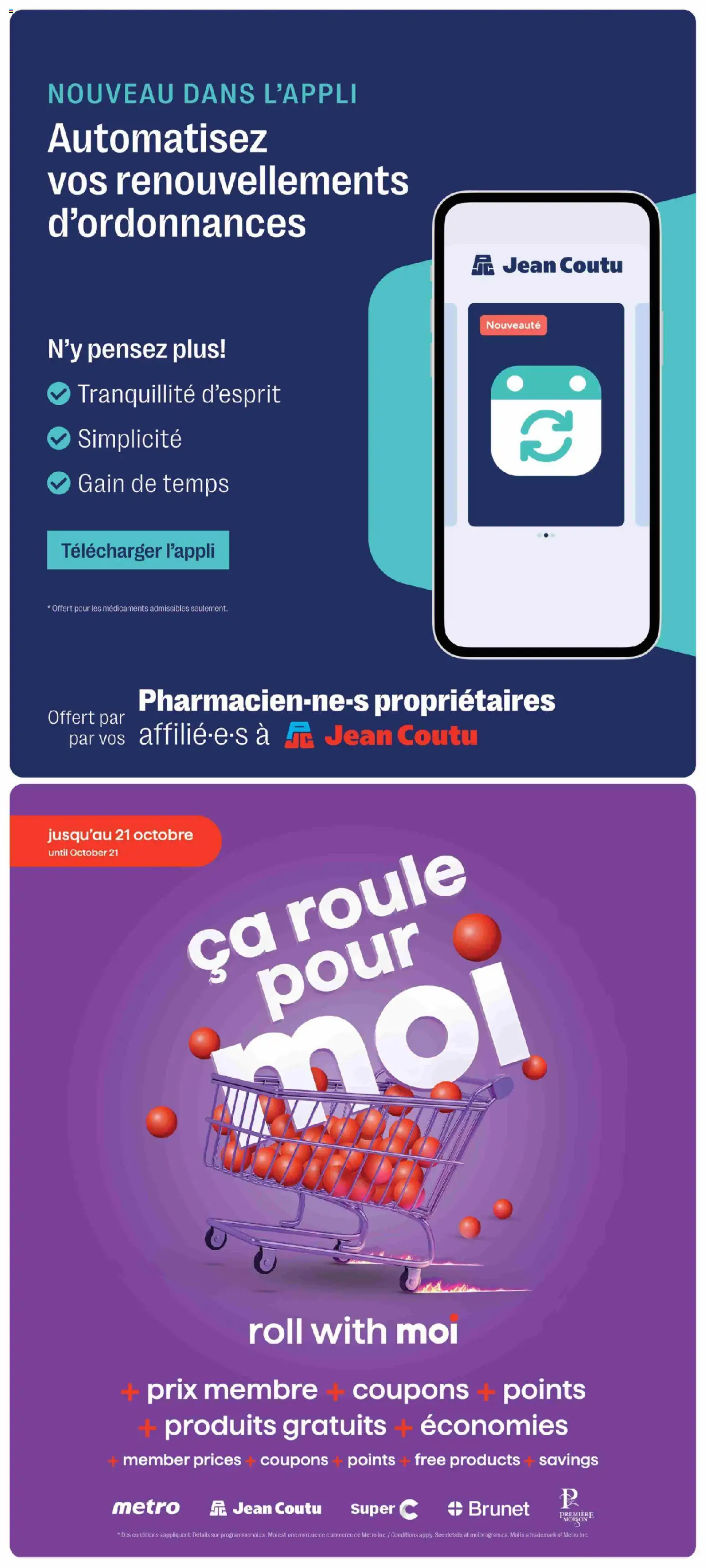 Jean Coutu flyer valid from Oct 1, 2026 | Page: 14