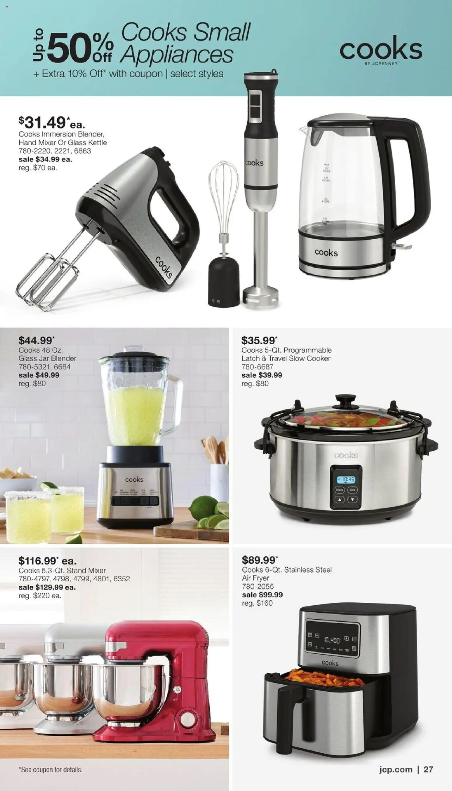 JCPenney Semi-Annual Home Sale - valid from 07/13/2026 | Page: 26 | Products: Fryer, Cooker, Blender, Kettle