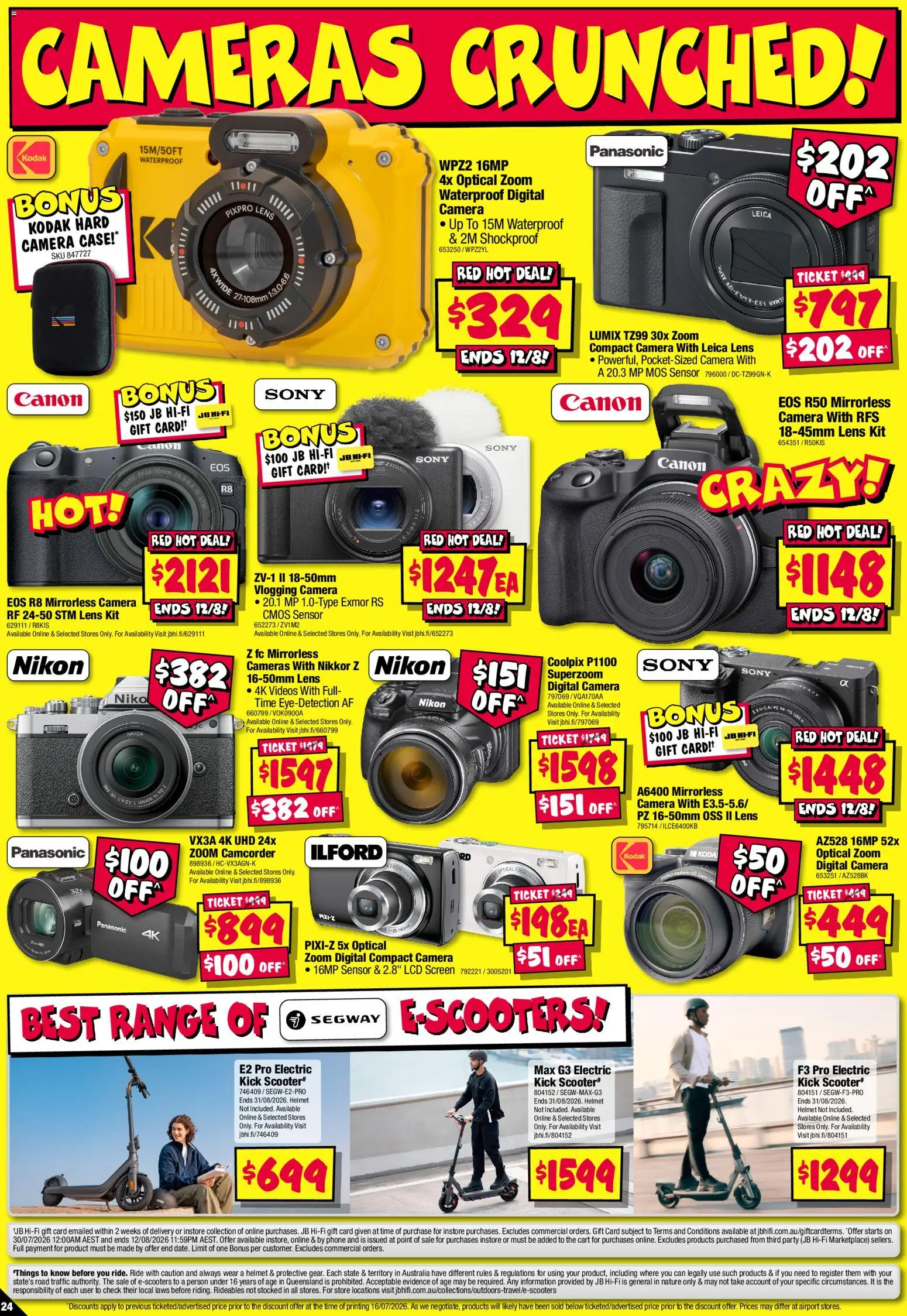JB Hi-Fi catalogue - valid from 30/07/2026 | Page: 24 | Products: Cart, Camera, Case, Screen