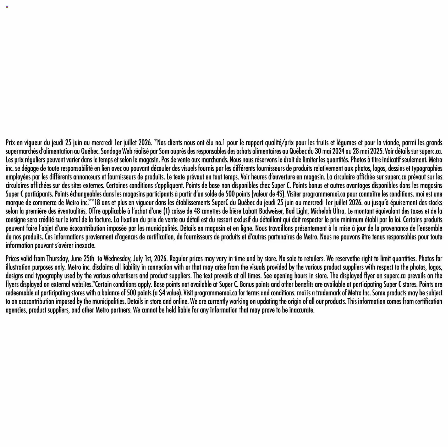Super C flyer valid from Jun 25, 2026 | Page: 15