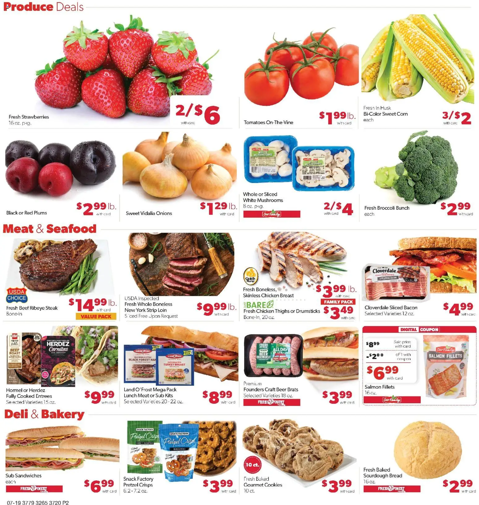 Family Fare Weekly Ad - SD - valid from 07/19/2026 | Page: 2 | Products: Bakery, Mushrooms, Bread, Beer