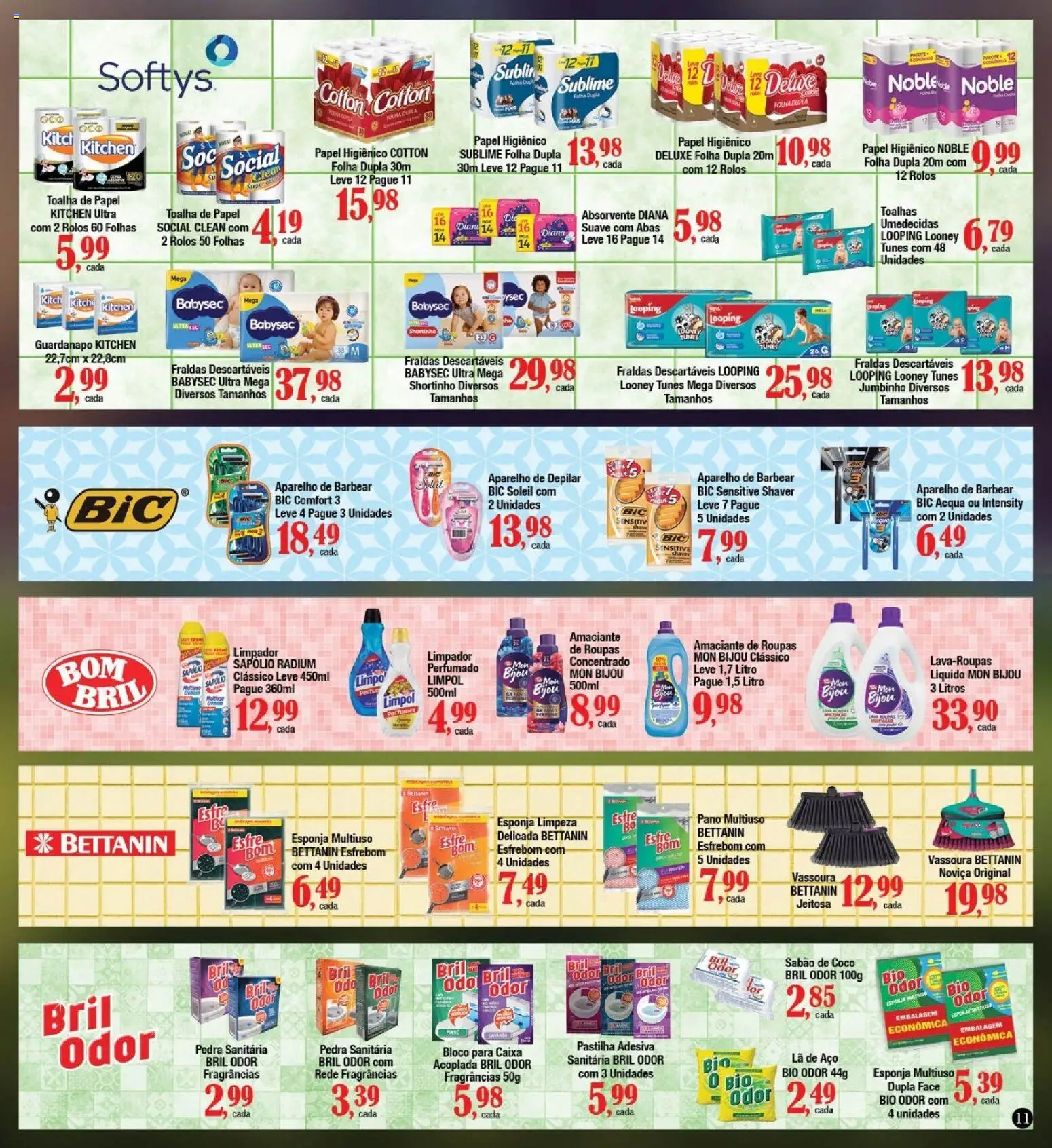 Supermercados Unidos Folheto - válido de 16.05.2026 | Página: 11 | Produtos: Amaciante de roupas, Caixa, Roupas, Guardanapo