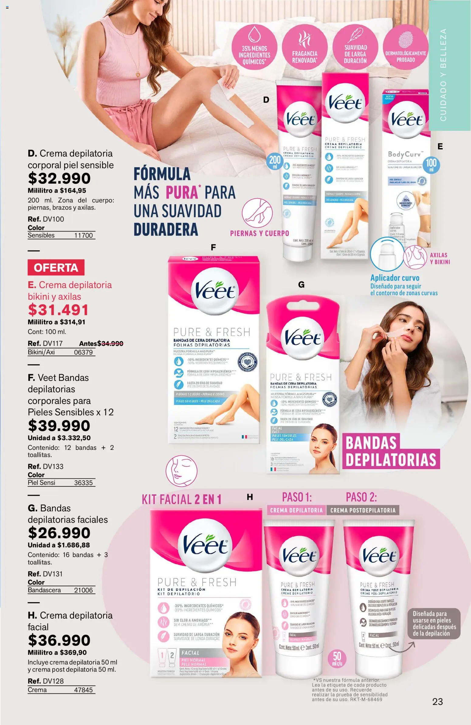 Leonisa revista - valida desde el 15.05.2026 | Página: 23 | Productos: Bikini, Body, Cera, Cera depilatoria