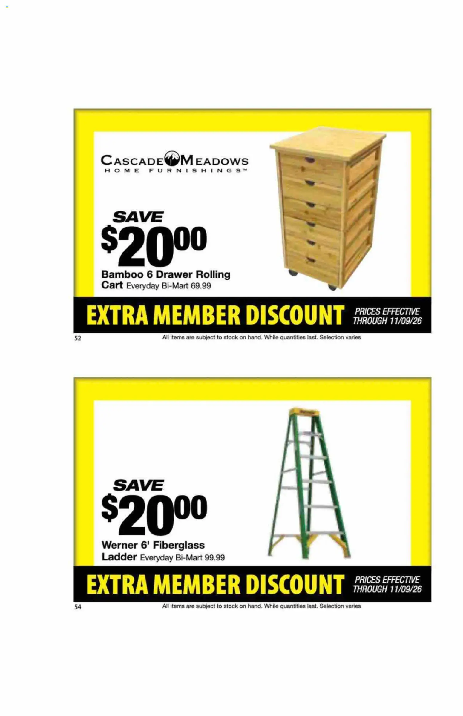 Bi-Mart Extra Member Discount Book - valid from 10/27/2026 | Page: 28