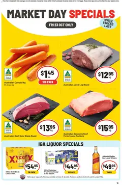 Preview of IGA VIC Market Day Specials - valid from 23/10/2026