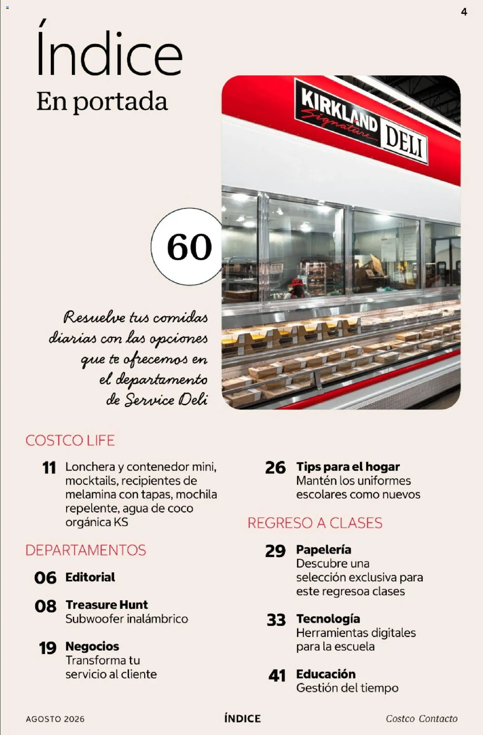 Nuevas ofertas de Costco válidas en toda la República Mexicana desde el 01/08/2026. ¡Encuentra las mejores ofertas en Costco catálogo Agosto! | Página: 4 | Productos: Coco, Mochila, Contenedor, Té