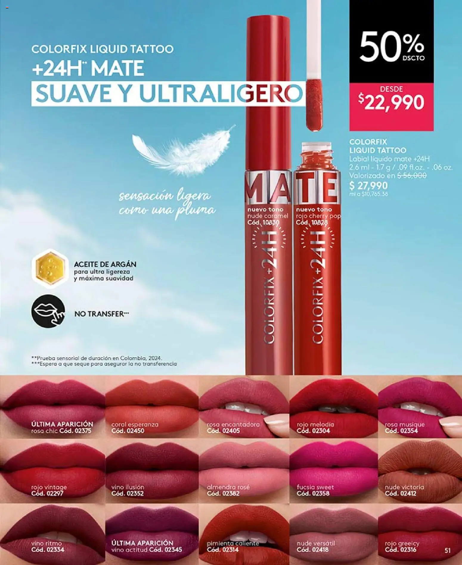 Ésika revista - valida desde el 17/07/2026 | Página: 51 | Productos: Pimienta, Almendra, Aceite, Vino