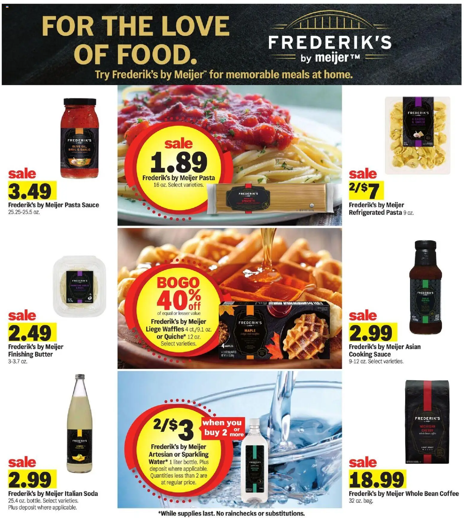 Meijer Weekly Ad - MI - valid from 06/24/2026 | Page: 35 | Products: Butter, Cheese, Coffee, Garlic