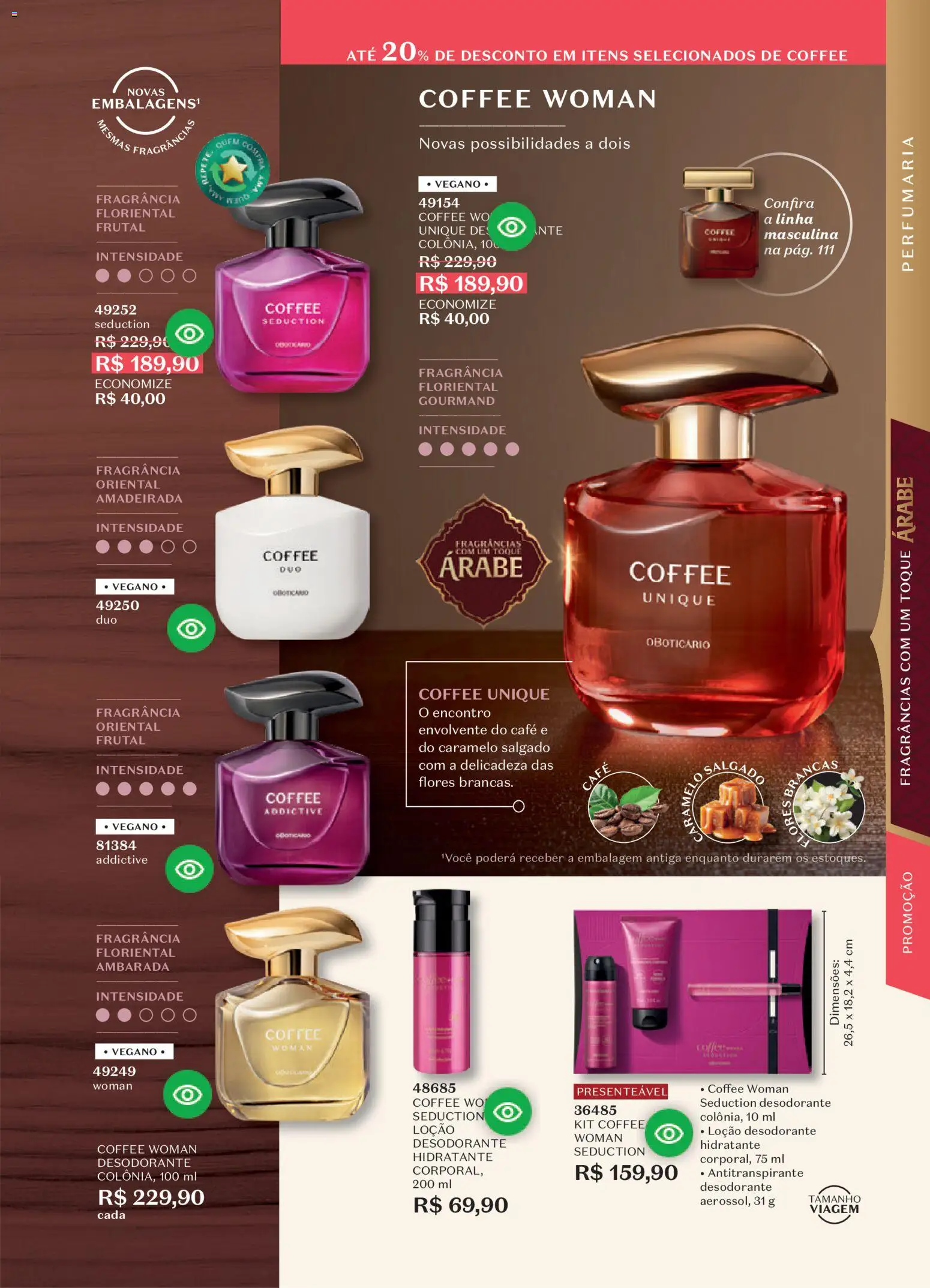 O Boticário Folheto - válido de 10/08/2026 | Página: 73 | Produtos: Fragrância, Desodorante, Flores, Café