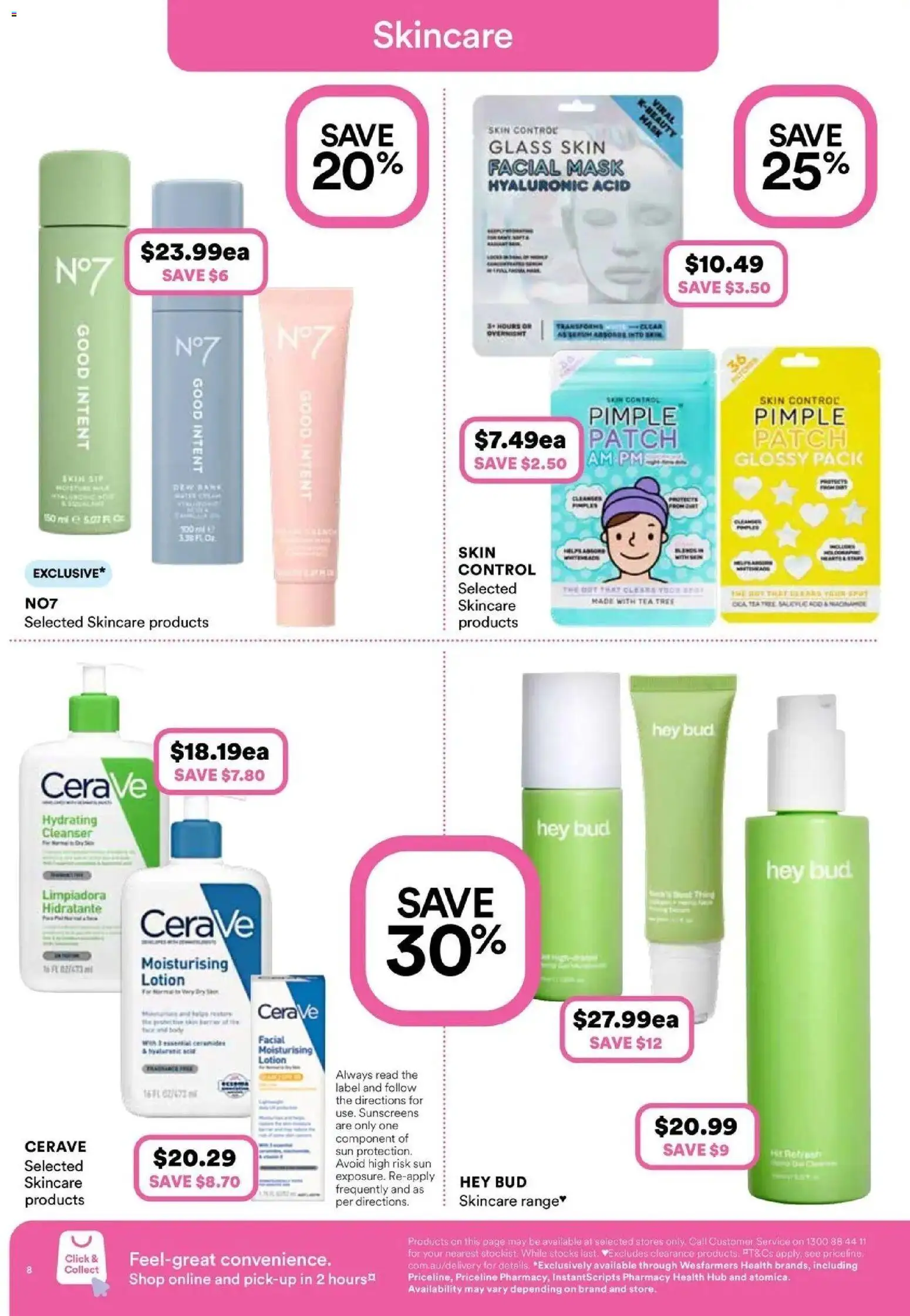 Priceline Pharmacy catalogue - valid from 06.05.2026 | Page: 8 | Products: Mask, Lotion, Tea