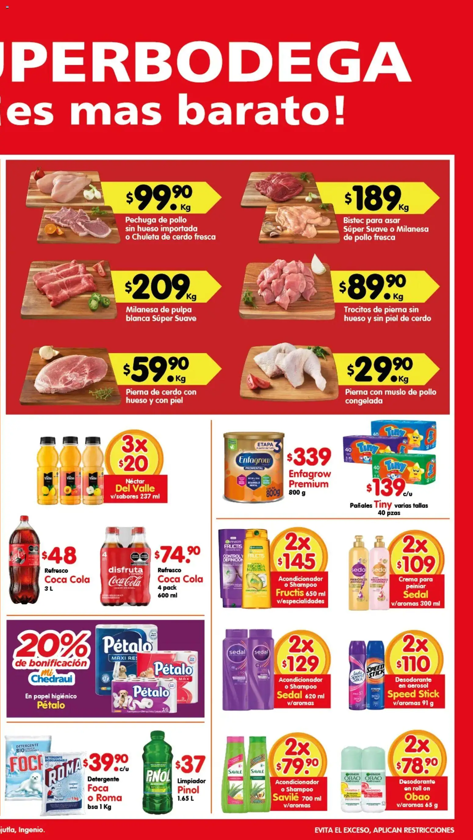 Nuevas ofertas de Arteli válidas en toda la República Mexicana desde el 18/09/2026. ¡Encuentra las mejores ofertas en Arteli folleto Aká Superbodegas Foraneas! | Página: 2 | Productos: Pollo, Milanesa, Chuleta, Acondicionador