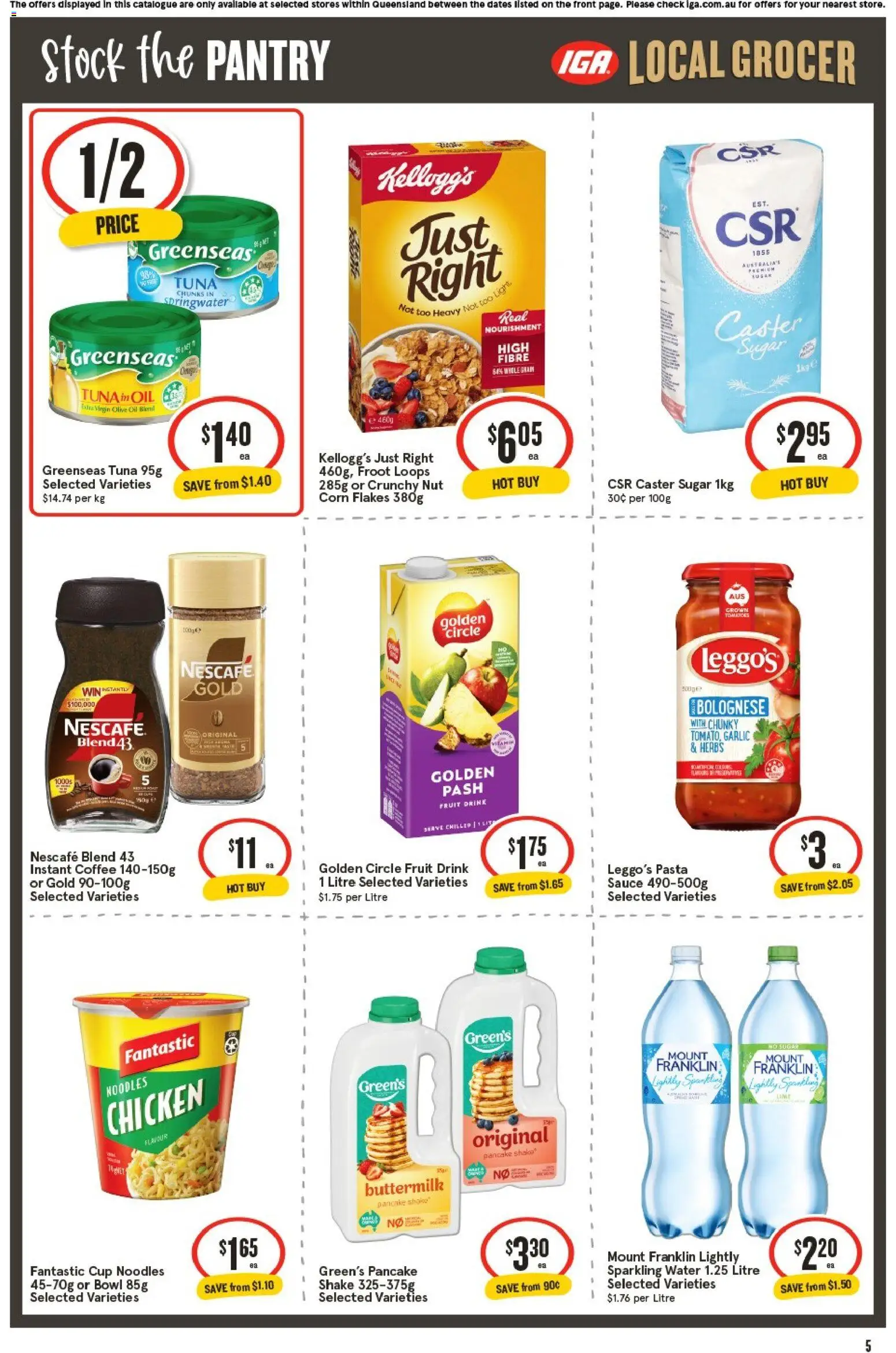 IGA catalogue - valid from 26/08/2026 | Page: 5 | Products: Food, Oven