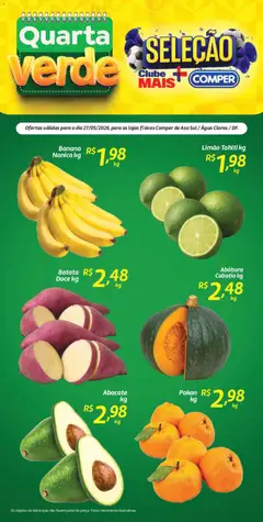 Comper ofertas Quarta Verde - Pré-Visualização do folheto da loja Comper, válido de 27.05.2026