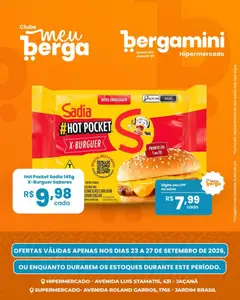 Supermercado Bergamini ofertas Clube - Pré-Visualização do folheto da loja Supermercado Bergamini, válido de 23/09/2026