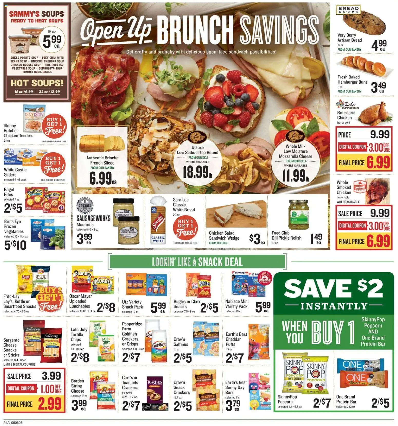 Lowes Foods Weekly Ad - valid from 06.05.2026 | Page: 6 | Products: Bakery, Cheese, Bread, Kettle
