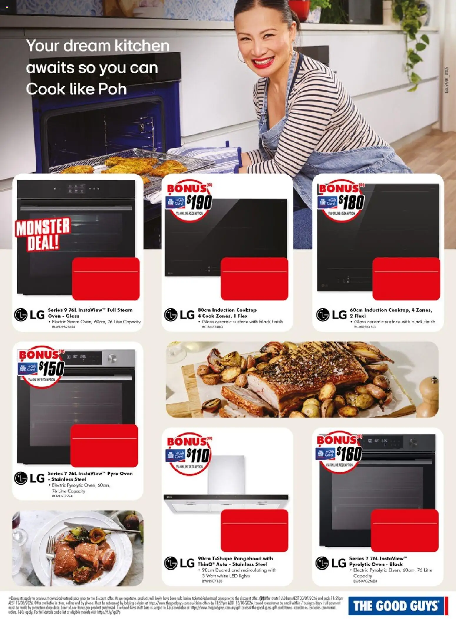 The Good Guys catalogue - valid from 30/07/2026 | Page: 10 | Products: Oven, Cooktop