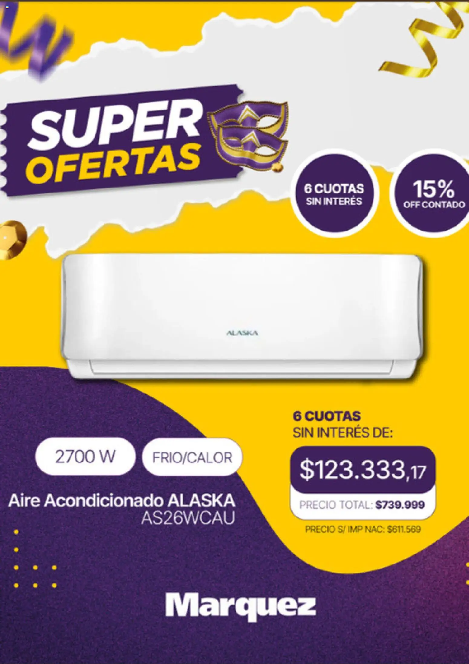 Grupo Marquez catálogo │ válido desde el 03/02/2026 | Página: 4 | Productos: Aire acondicionado
