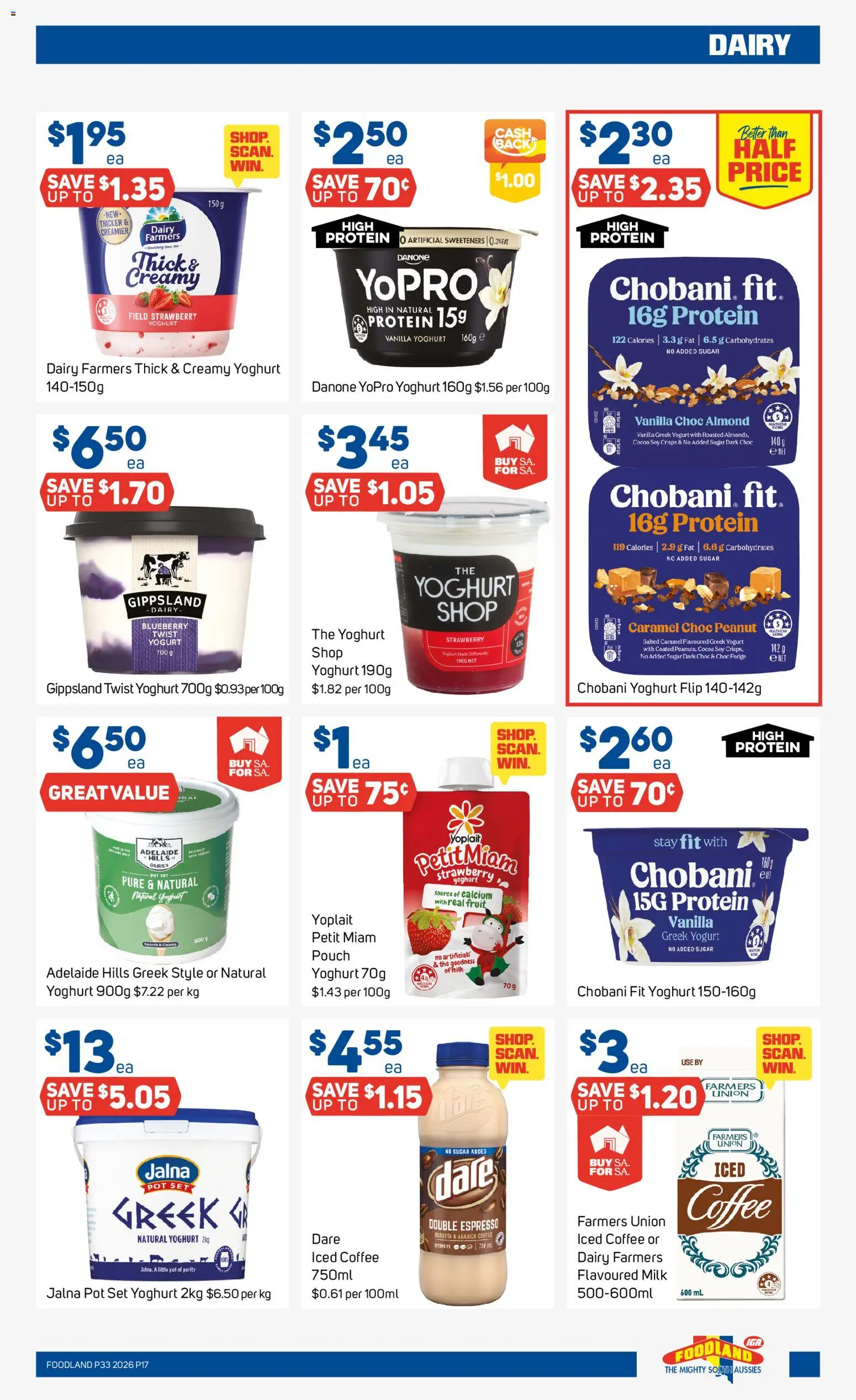 Foodland catalogue - valid from 12/08/2026 | Page: 17 | Products: Cocoa, Pot, Protein, Iced coffee
