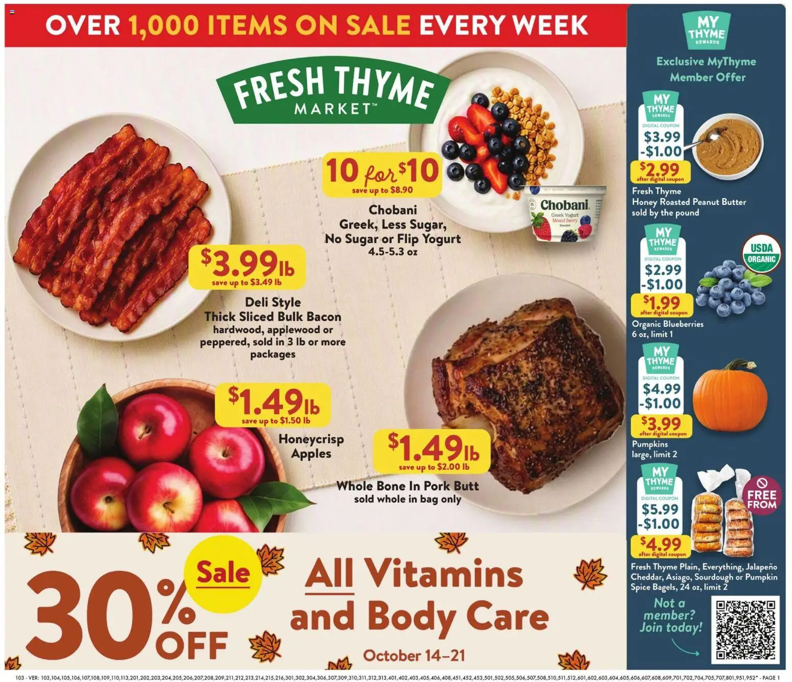 Fresh Thyme Weekly Ad - valid from 10/14/2026 | Page: 2