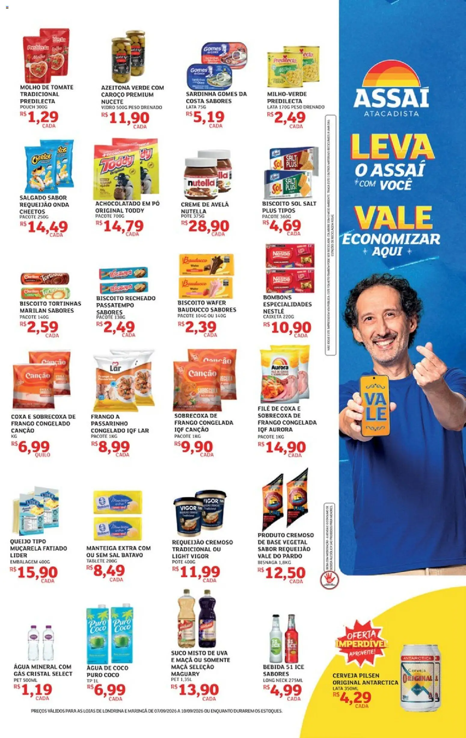 Assaí Atacadista Folheto - válido de 07/09/2026 | Página: 3 | Produtos: Coco, Pó, Biscoito, Creme