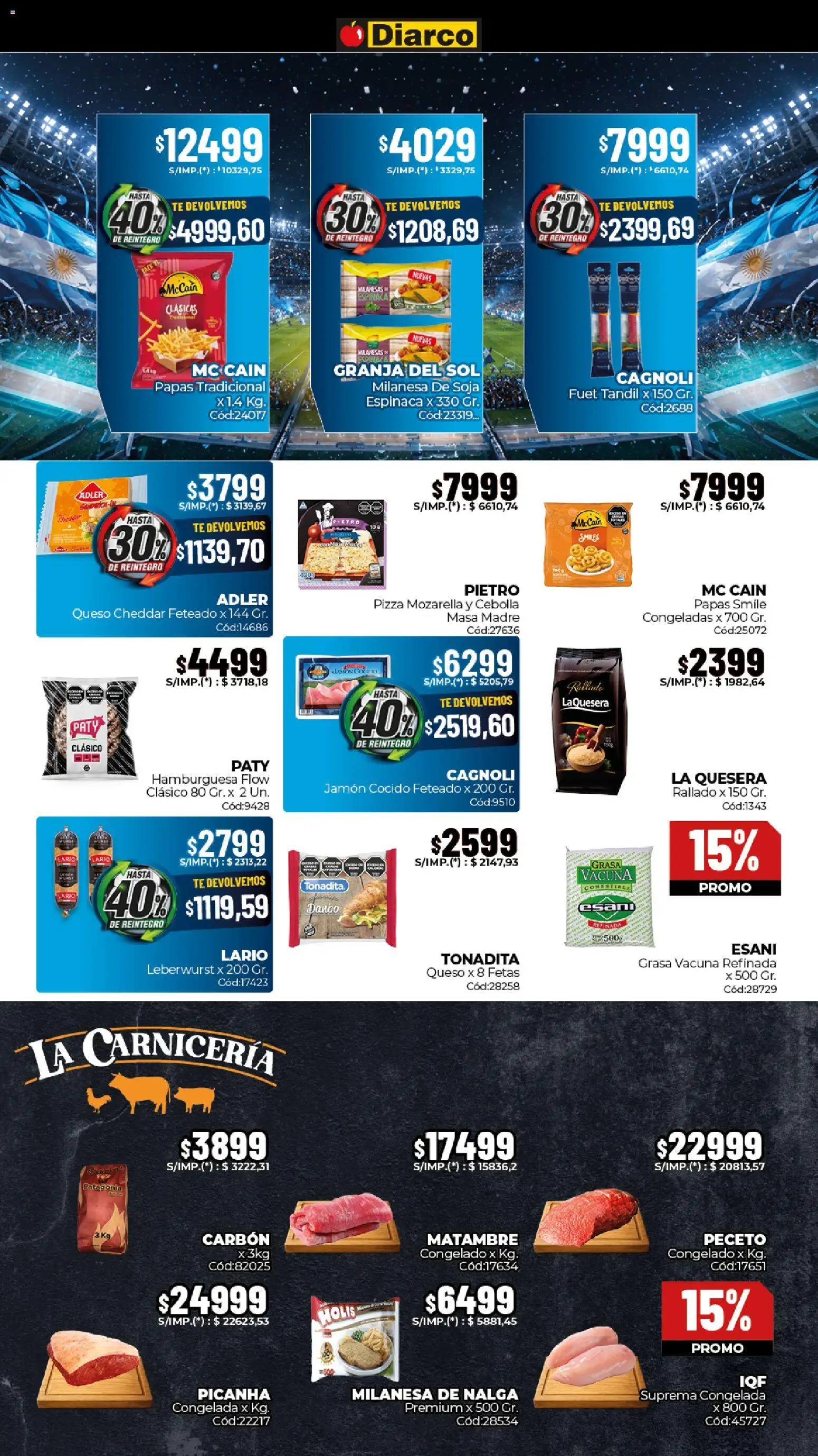 Diarco - Ofertas Pueblo Interior │ válido desde el 01.06.2026 | Página: 3 | Productos: Cebolla, Queso, Jamón, Té