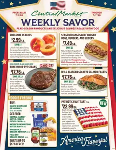Preview of Central Market weekly ads valid from 07/01/2026