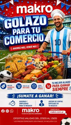 Vista previa Makro Ofertas GASTRONÓMICO válido desde el 07.05.2026