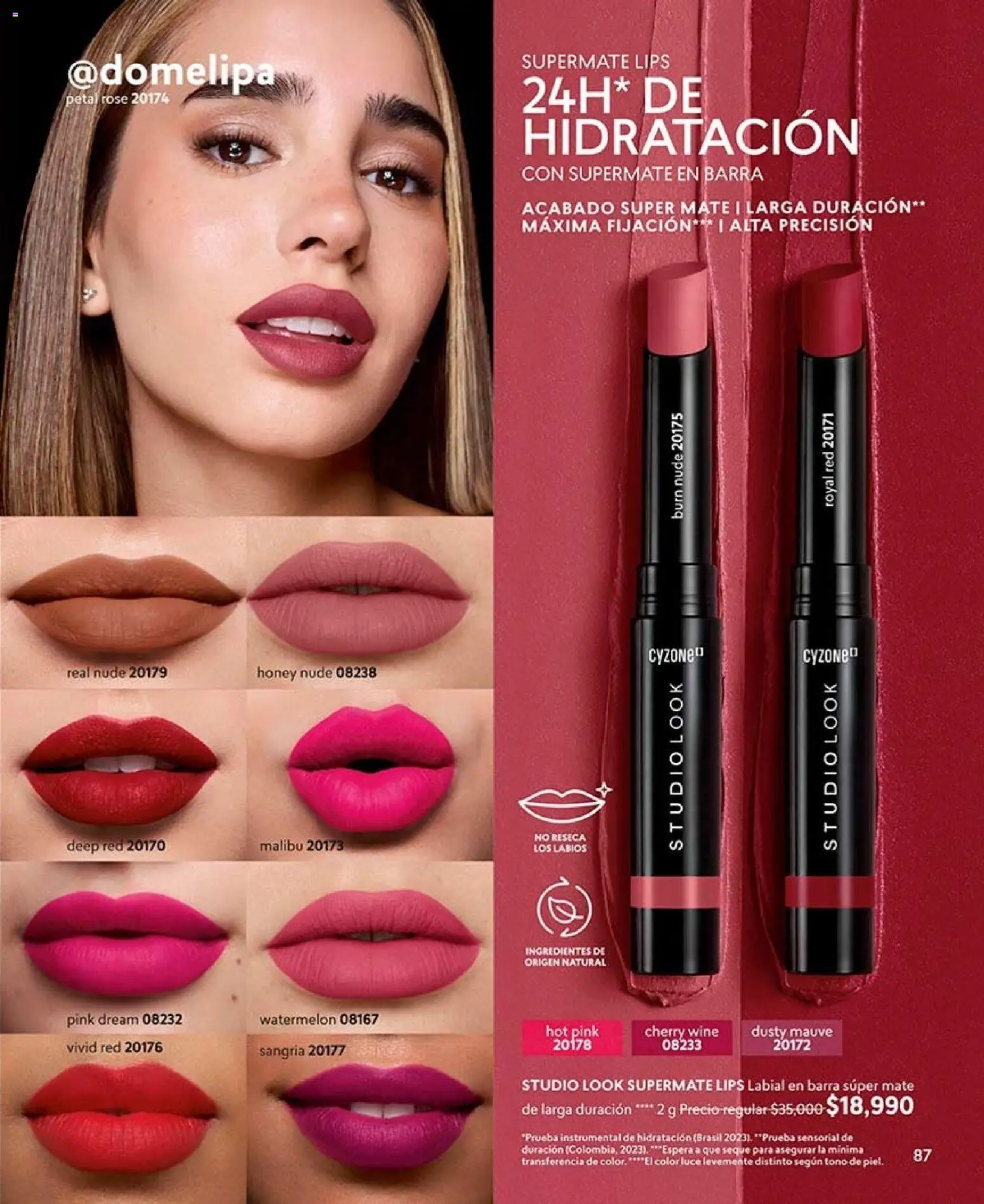 CyZone revista - valida desde el 07/09/2026 | Página: 99 | Productos: Ingredientes, Malibú