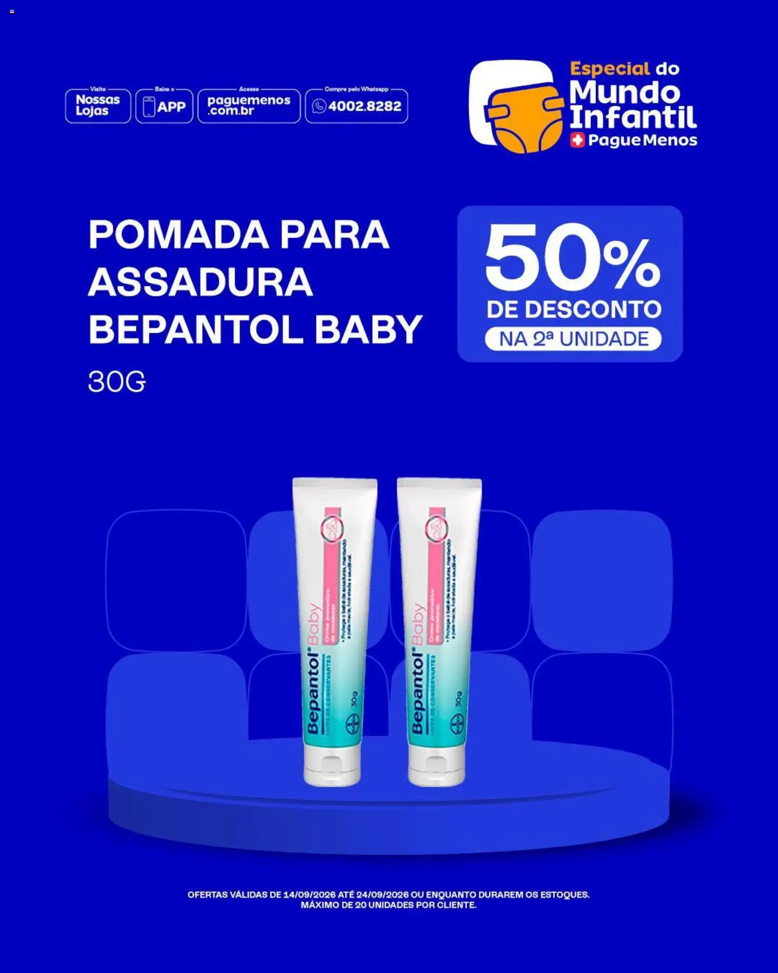 Pague Menos Folheto - válido de 14/09/2026 | Página: 5 | Produtos: Pomada