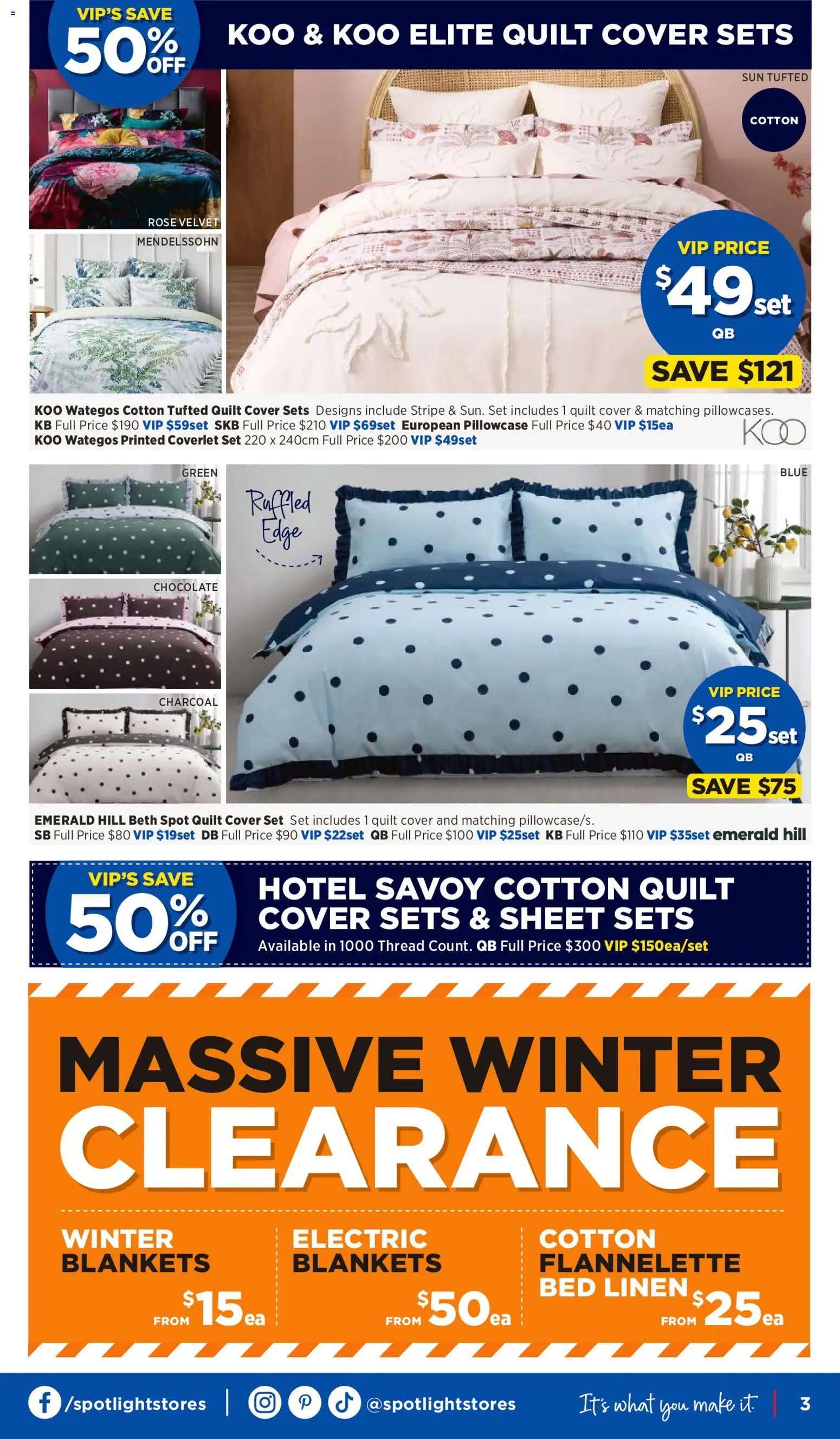 Spotlight catalogue - valid from 06/08/2026 | Page: 3 | Products: Emerald, Chocolate, Charcoal, Bed