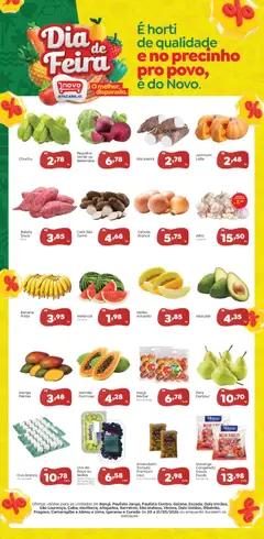 Novo Atacarejo ofertas Dia de Feira - Pré-Visualização do folheto da loja Novo Atacarejo, válido de 20.05.2026 | Página: 1