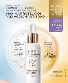 Catálogo L'Bel Campaña 10 válido desde el 01.06.2026 | Página: 47 | Productos: Uva, Protector solar, Serum