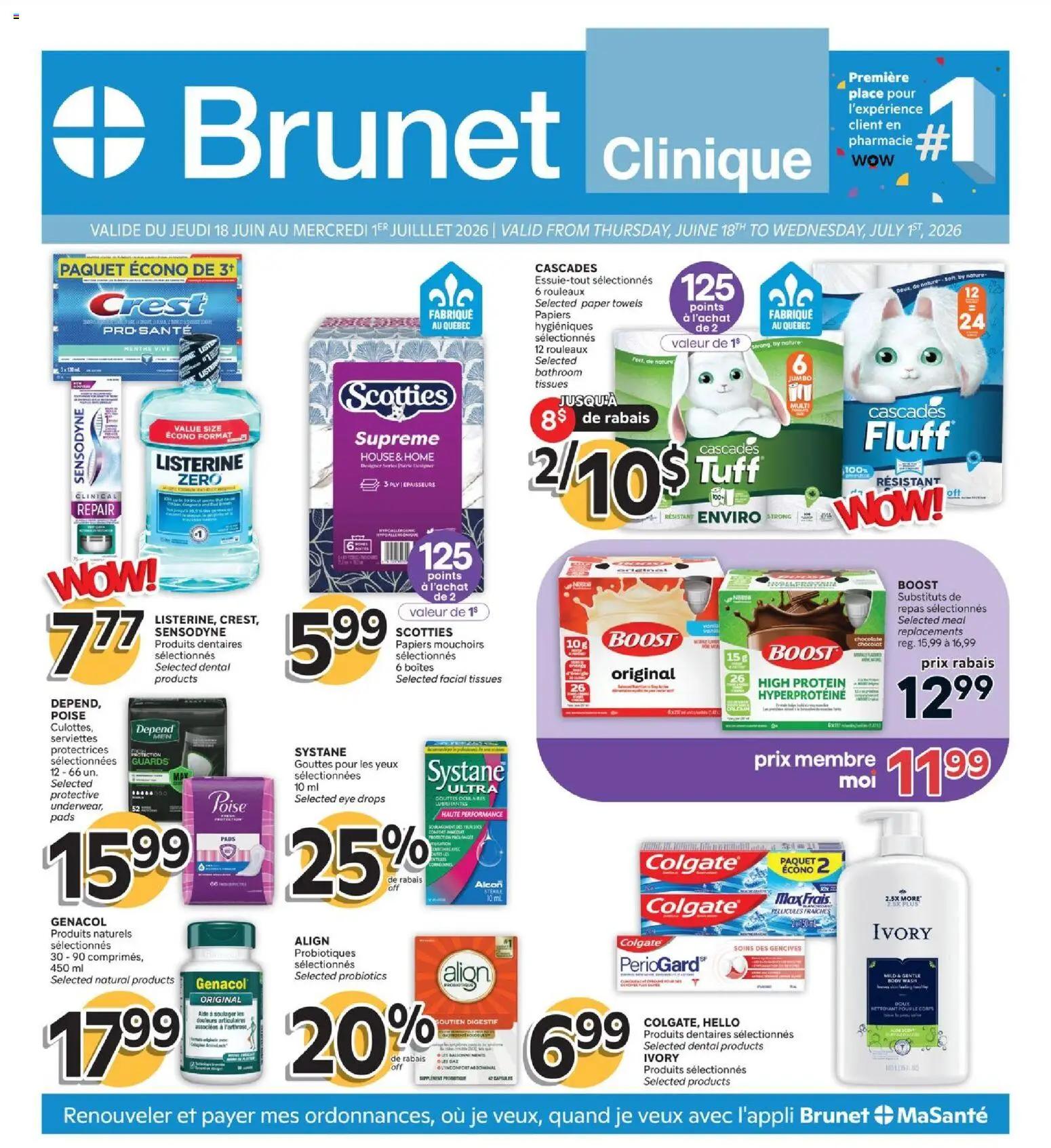 Brunet flyer valid from 18.06.2026 | Page: 1 | Products: Body wash, Chocolate