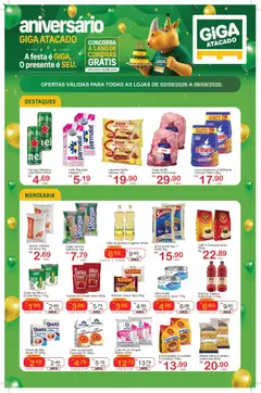 GIGA Atacado ofertas Abastecedor - Pré-Visualização do folheto da loja GIGA Atacado, válido de 03/08/2026