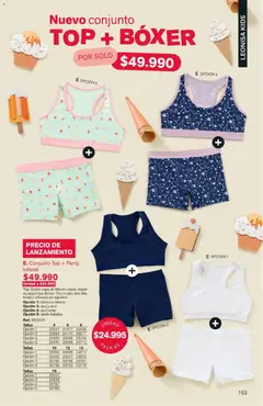 Leonisa catálogo campaña 12 70 anos -  Vista previa de la revista de la tienda Leonisa valido desde el 04/08/2026 | Página: 163 | Productos: Top, Conjunto