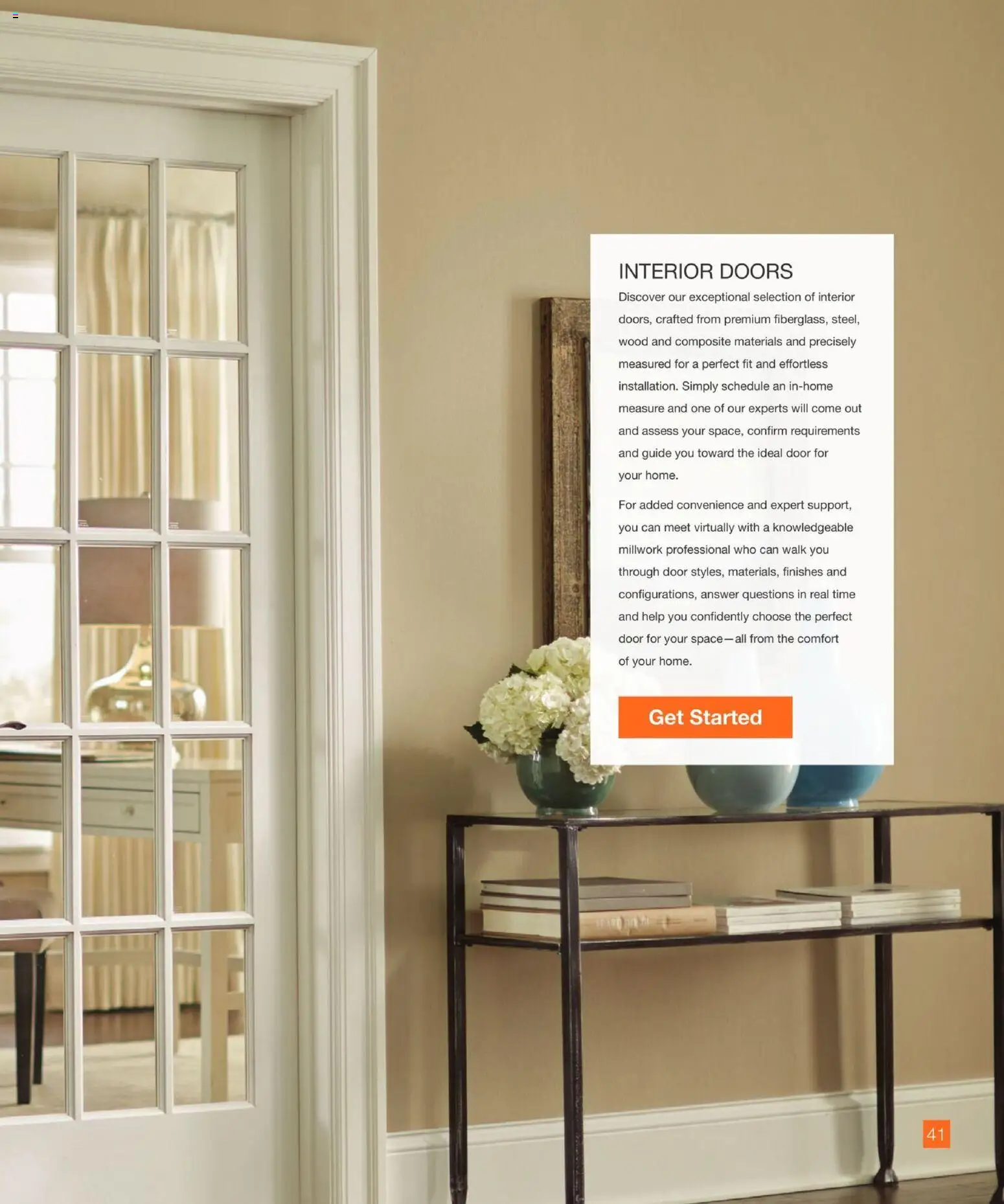Home Depot Home Services Catalog - valid from 09/17/2026 | Page: 41 | Products: Doors, Interior doors