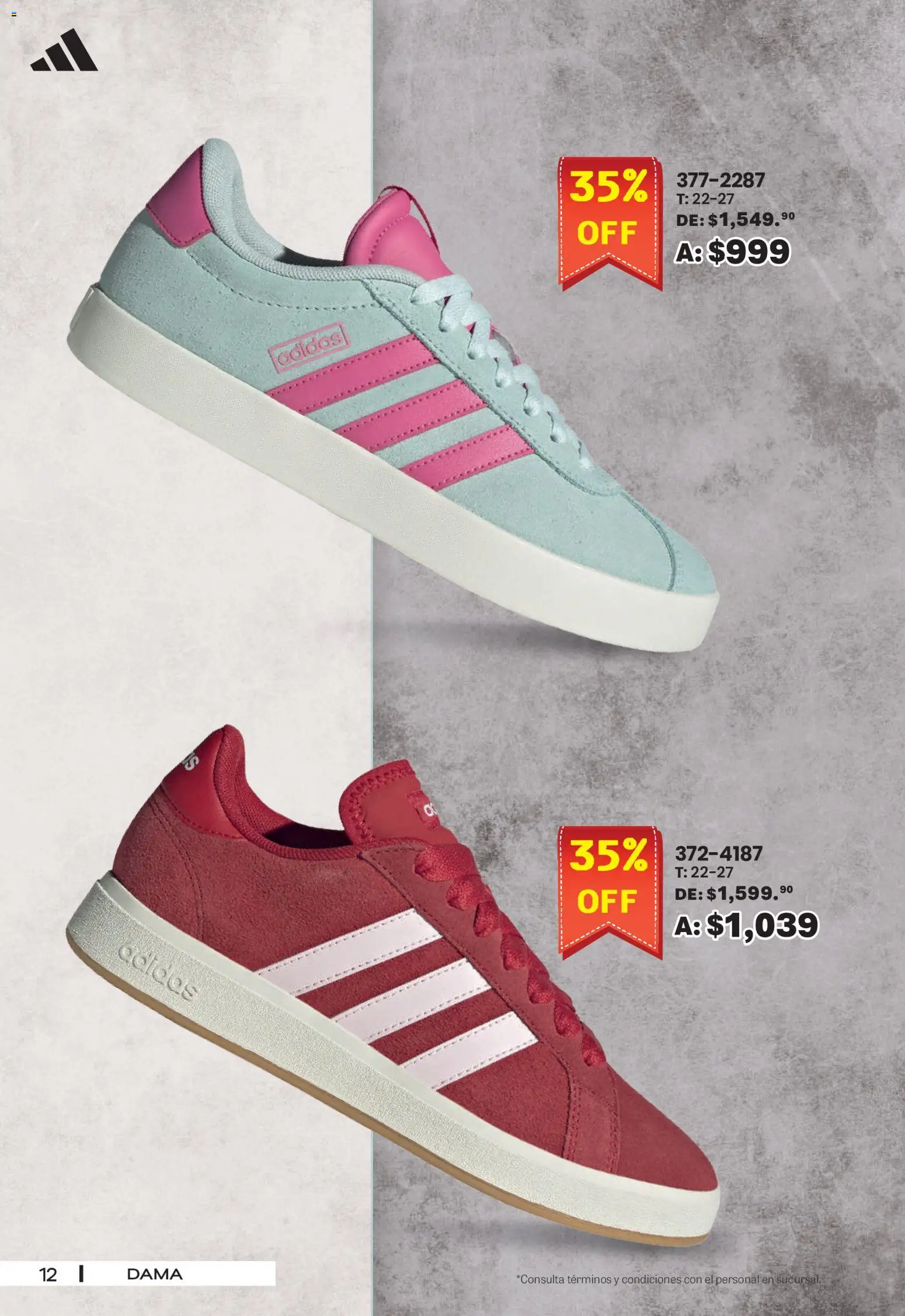 Nuevas ofertas de Andrea válidas en toda la República Mexicana desde el 30/08/2026. ¡Encuentra las mejores ofertas en Andrea - SPORT DAYS! | Página: 12