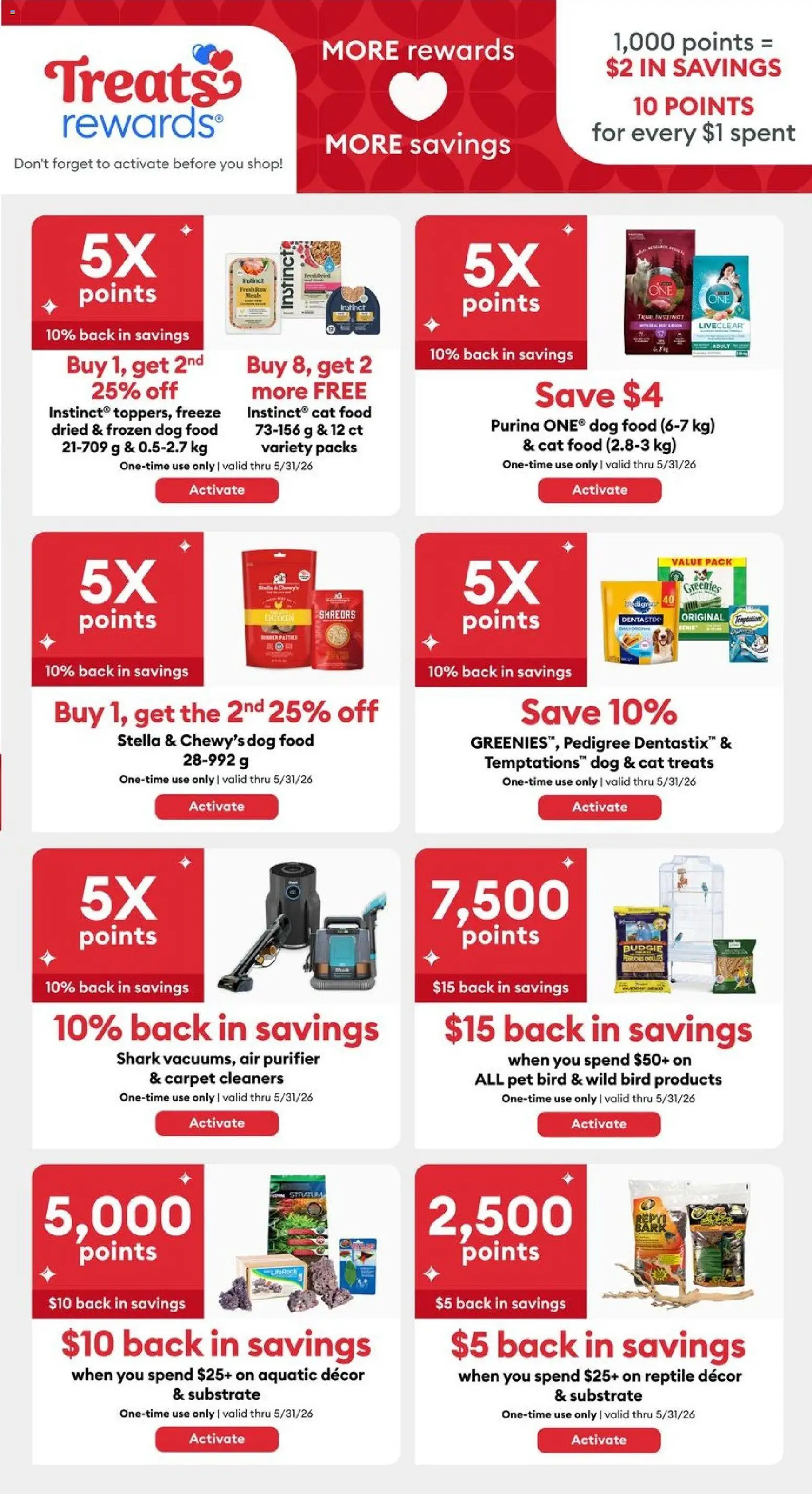 Petsmart flyer valid from 11.05.2026 | Page: 8 | Products: Air purifier, Carpet, Chicken