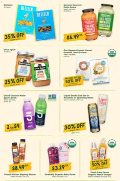 Preview of Sprouts weekly ads valid from 07/29/2026 | Page: 10 | Products: Vinegar, Tea, Beef, Sauce