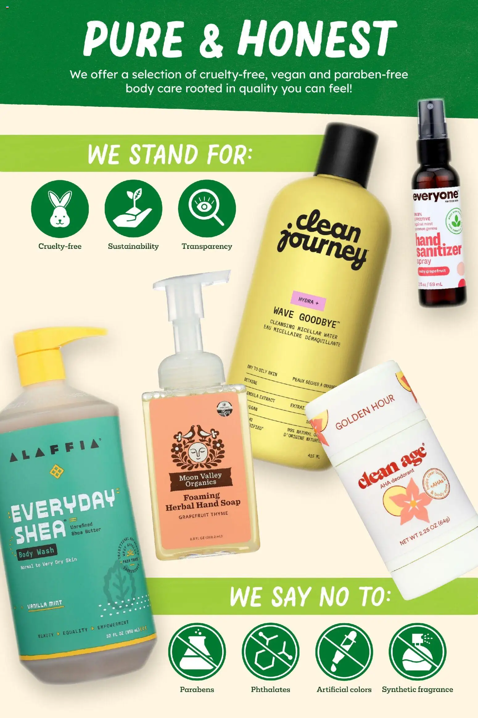 Sprouts Monthly Ad - valid from 07/29/2026 | Page: 31 | Products: Micellar water, Soap, Deodorant, Grapefruit
