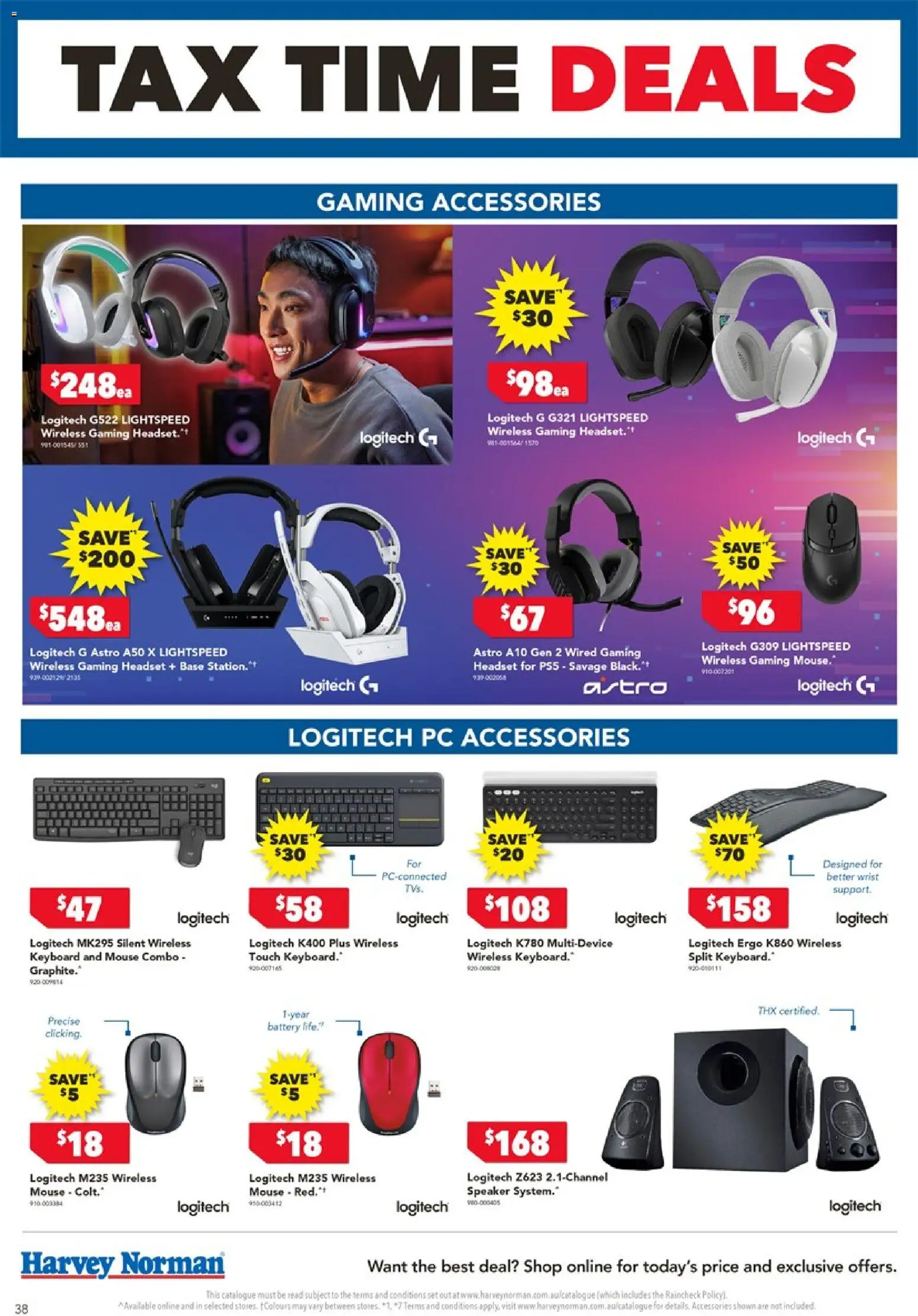 Harvey Norman catalogue - valid from 05.06.2026 | Page: 38 | Products: Battery, Accessories, Mouse, Keyboard