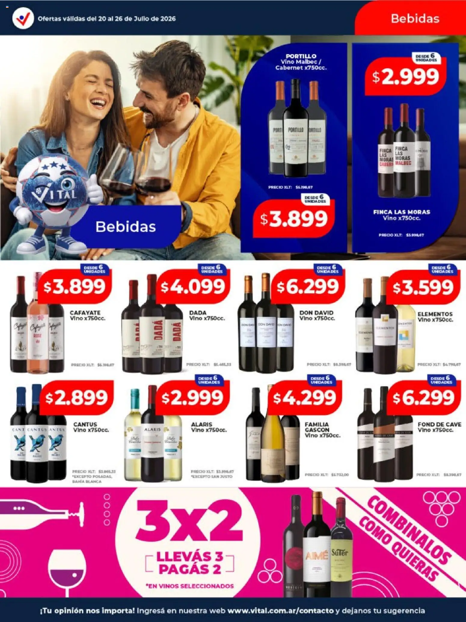 Vital - Ofertas │ válido desde el 20/07/2026 | Página: 12 | Productos: Vino
