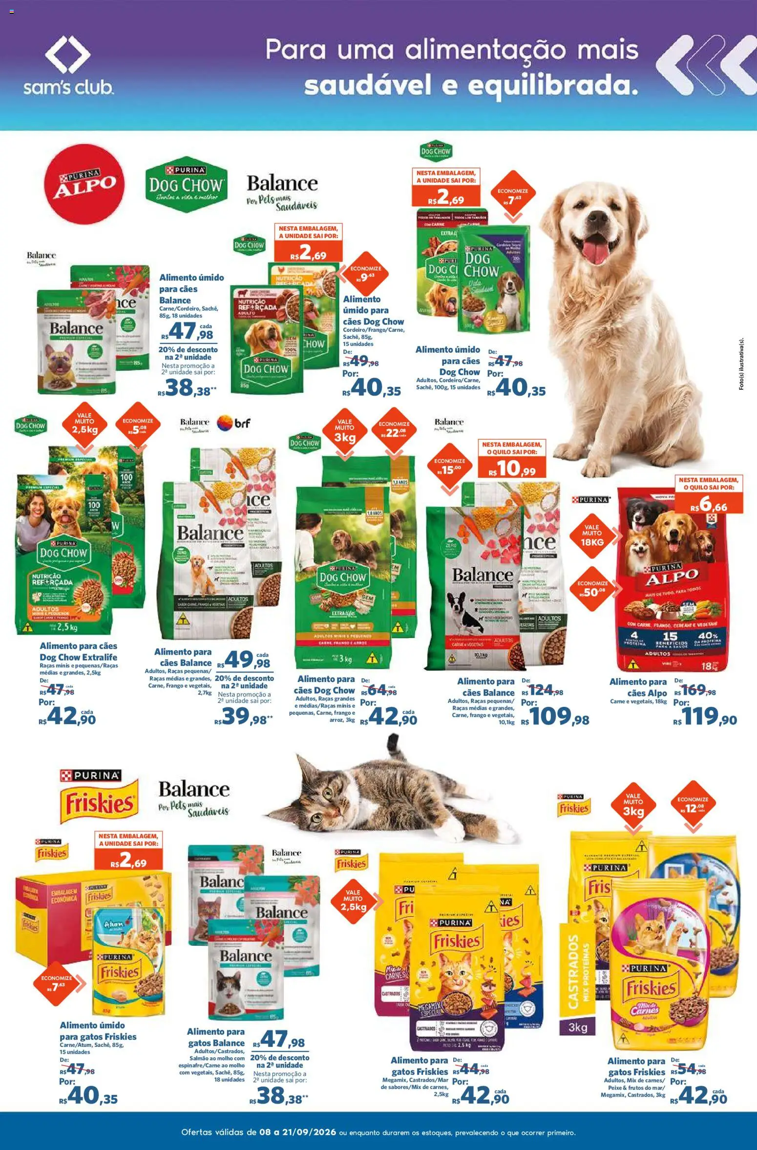 Sam's Club Folheto - válido de 08/09/2026 | Página: 3 | Produtos: Salmão, Alimento úmido, Carne, Frango