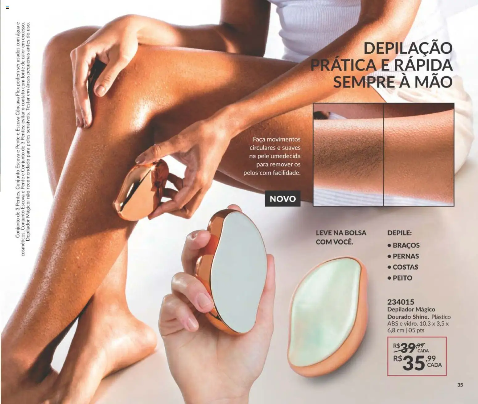 Avon Folheto - válido de 29/06/2026 | Página: 43 | Produtos: Escova, Faca, Pente, Bolsa