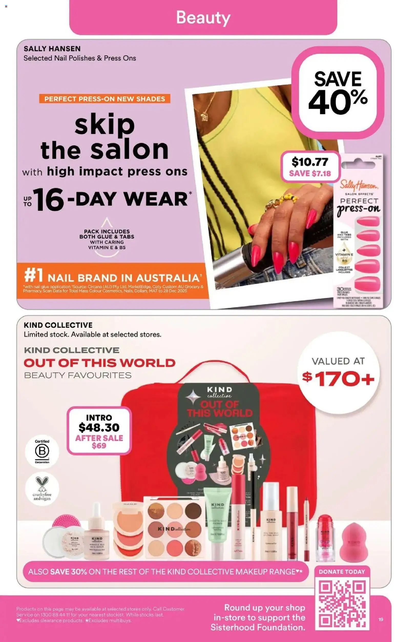 Priceline Pharmacy catalogue - valid from 01/07/2026 | Page: 19 | Products: Makeup, Glue, Press, Vitamin