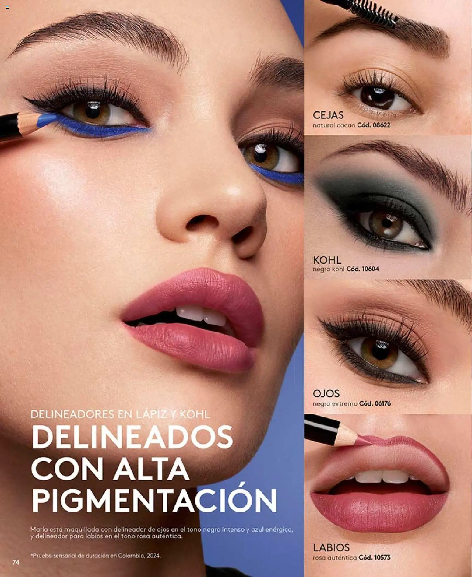Ésika revista - valida desde el 17/07/2026 | Página: 74 | Productos: Delineador de ojos, Delineador