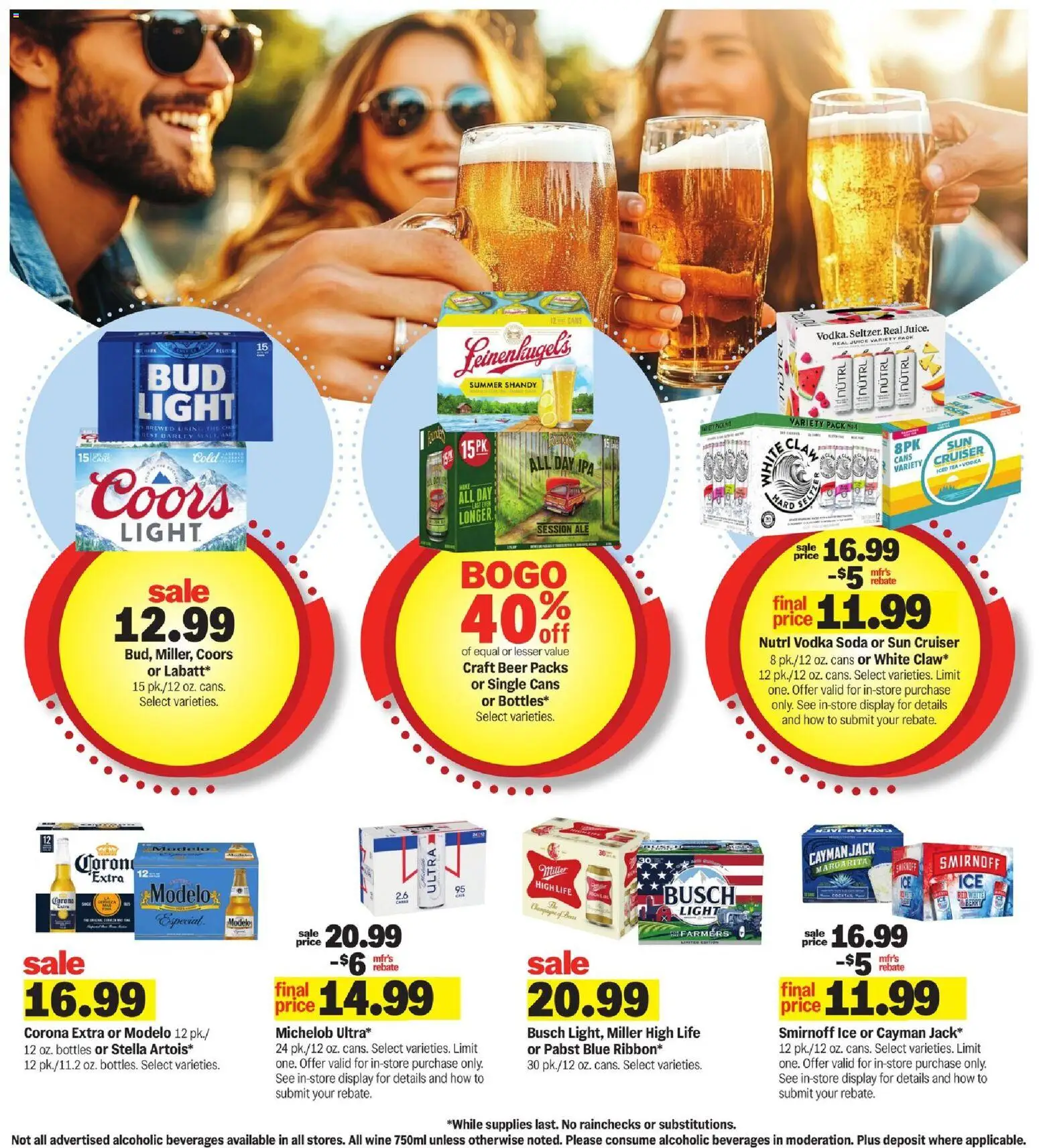 Meijer Weekly Ad - valid from 08/05/2026 | Page: 23 | Products: Juice, Wine, Beer, Vodka