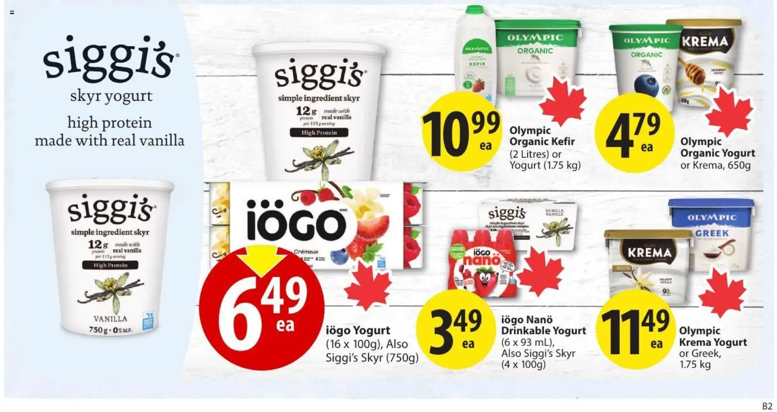 Save on foods flyer valid from Jul 9, 2026 | Page: 22 | Products: Yogurt