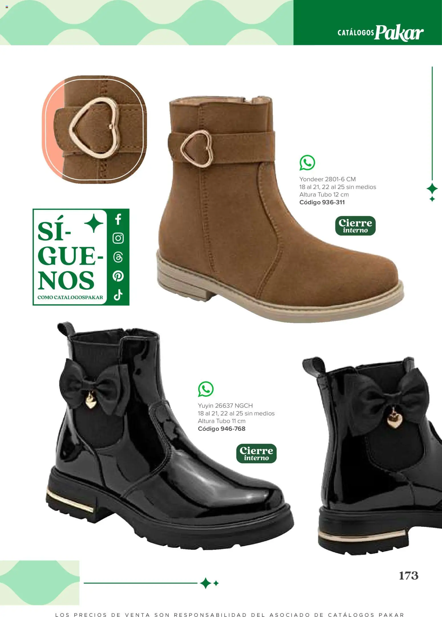 Nuevas ofertas de SC Pakar válidas en toda la República Mexicana desde el 31/07/2026. ¡Encuentra las mejores ofertas en SC Pakar catálogo Bota! | Página: 173
